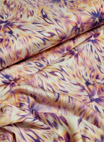 Madeline sunflare - silktouch - geweven viscose met lichte stretch
