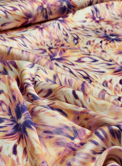 Madeline sunflare - silktouch - geweven viscose met lichte stretch