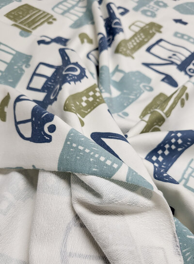 Madeline fancy cars - french terry