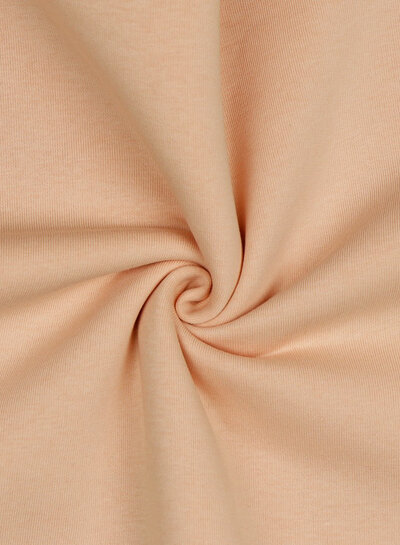 light salmon pink - thick jogging, softly roughened on the inside