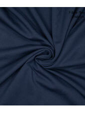 Fibremood marineblauw - boordstof met ribbel - 1 meter breedte