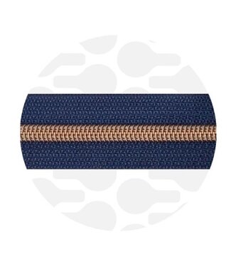 ZipperZoo marineblauw - Lazulli Blue - spiraalrits 1 meter #5