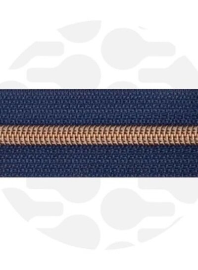 ZipperZoo marineblauw - Lazulli Blue - spiraalrits 1 meter #5