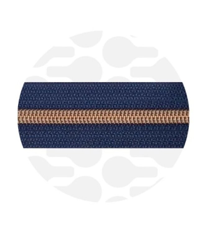 ZipperZoo marineblauw - Lazulli Blue - spiraalrits 1 meter #5