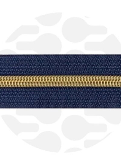 ZipperZoo marineblauw - Lazulli Blue - spiraalrits 1 meter #5