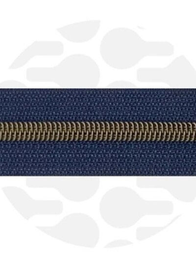 ZipperZoo marineblauw - Lazulli Blue - spiraalrits 1 meter #5