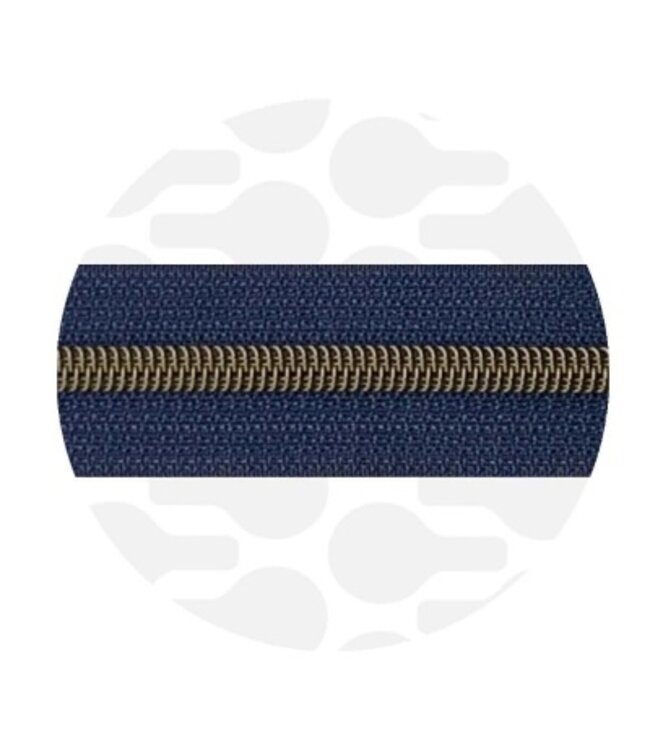 ZipperZoo marineblauw - Lazulli Blue - spiraalrits 1 meter #5