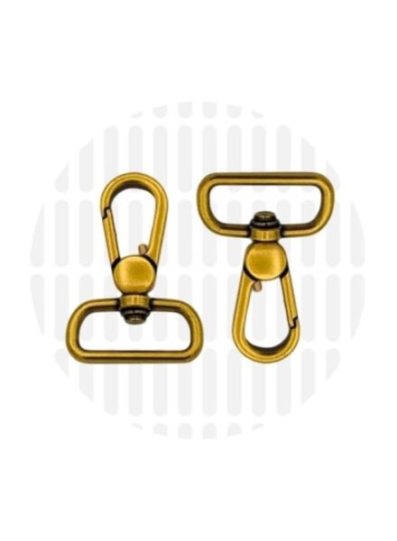 ZipperZoo musketonhaak premium - 25 mm - brons - 2-pack