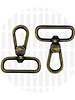 ZipperZoo carabiner premium - 32 mm - bronze - 2-pack