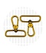 ZipperZoo musketonhaak premium - 38 mm - brons - 2-pack