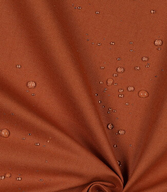rust - water-repellent cotton canvas