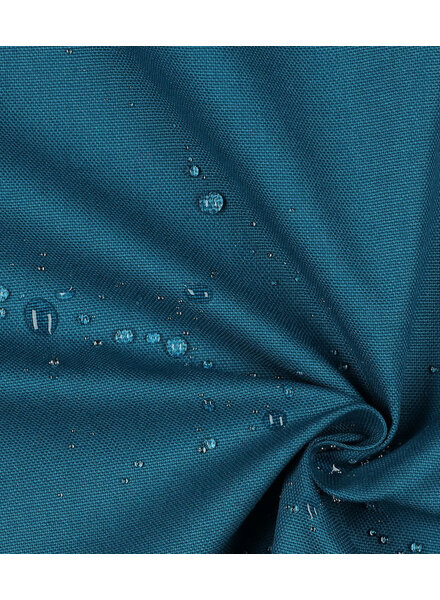 petrol blue - water-repellent cotton canvas