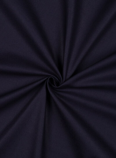 navy blue - water-repellent cotton canvas