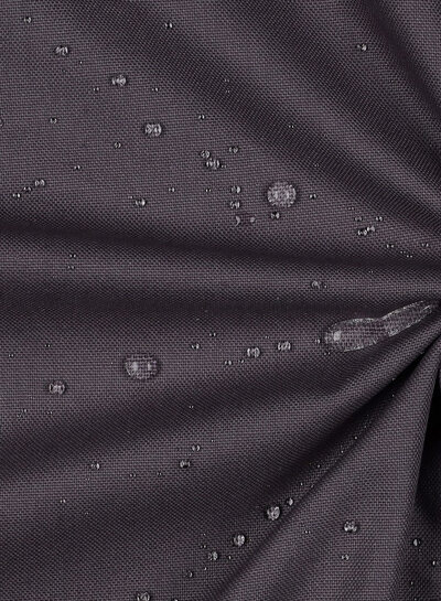 dark gray - water-repellent cotton canvas