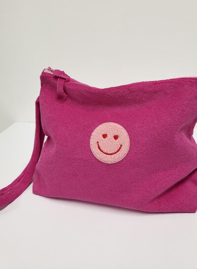 Madeline Lien Pouch - pakket voor 2 tasjes - fuchsia spons