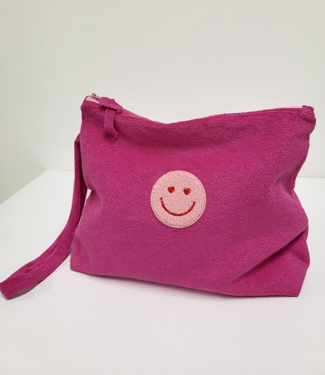 Madeline Lien Pouch - pakket voor 2 tasjes - fuchsia spons