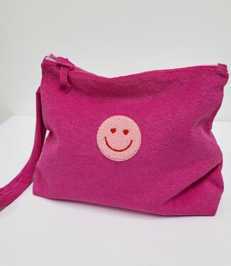Madeline Lien Pouch - pakket voor 2 tasjes - fuchsia spons
