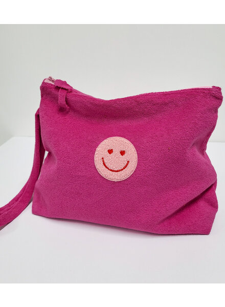 Madeline Lien Pouch - pakket voor 2 tasjes - fuchsia spons