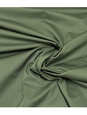 poplin cotton stretch - shirt fabric - forest green