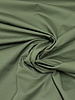 poplin cotton stretch - shirt fabric - forest green