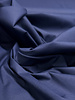 poplin katoen stretch - hemdenstof - marineblauw