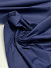 poplin katoen stretch - hemdenstof - marineblauw