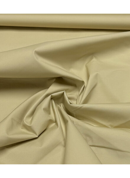 poplin cotton stretch - shirt fabric - beige