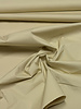 poplin katoen stretch - hemdenstof - beige