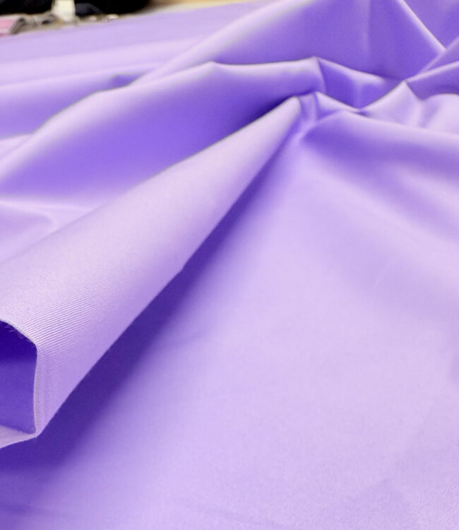 poplin katoen stretch - hemdenstof - lila