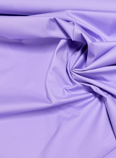 poplin katoen stretch - hemdenstof - lila