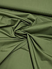 poplin cotton blend with tencel touch - shirt fabric - khaki green