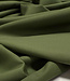 poplin katoen blend met tencel touch - hemdenstof - khakigroen