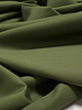 poplin cotton blend with tencel touch - shirt fabric - khaki green