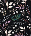 Swafing twigs - french terry - zwart