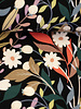 Swafing wild flowers - French terry - black