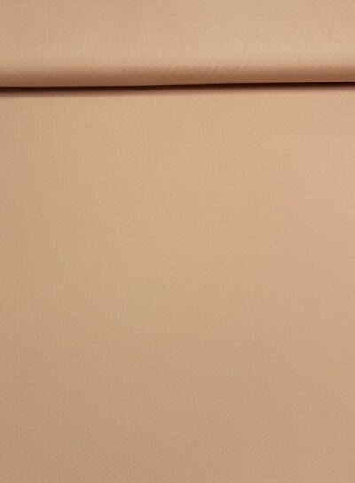 poplin katoen blend met tencel touch - hemdenstof - nude