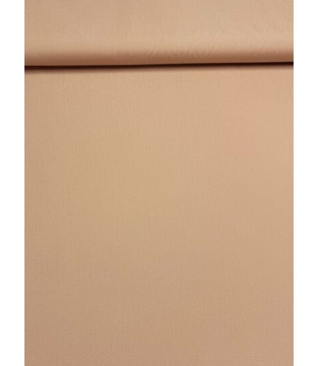 poplin katoen blend met tencel touch - hemdenstof - nude