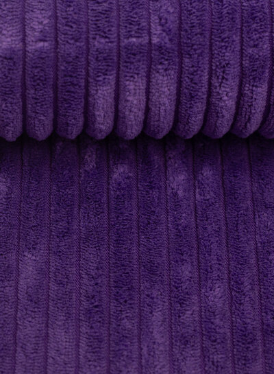 Swafing velours deco corduroy - paars