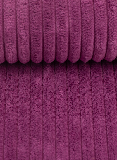 Swafing velvet deco corduroy - grape