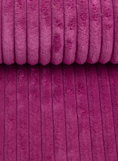 Swafing velours deco corduroy - fuchsia