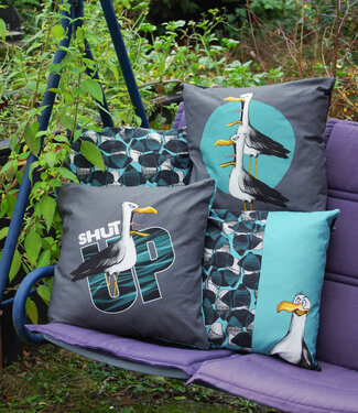 THORSTEN BERGER Shut Up Seagull - canvas panel for a cool bag! Panel measuring 90 x 150 cm
