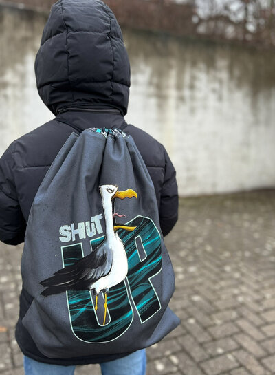 THORSTEN BERGER Shut Up Seagull - canvas panel for a cool bag! Panel measuring 90 x 150 cm