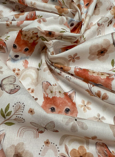 Madeline beautiful fox - wonderfully soft cotton