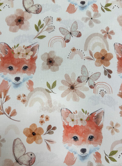 Madeline prachtige vos - heerlijk zacht katoentje