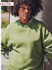 Fibremood green - thick jogging - roughened - Cyrille Chicku