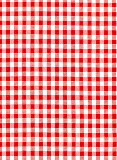 red/white vichy checks - cotton