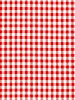 red/white vichy checks - cotton