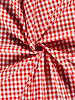 red/white vichy checks - cotton