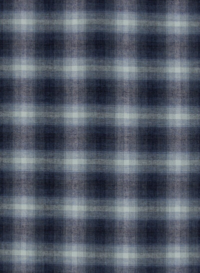 Swafing blauwtinten - fijne ruitjes -  flanel katoen