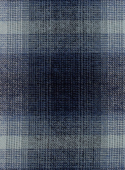Swafing blauwtinten - fijne ruitjes -  flanel katoen